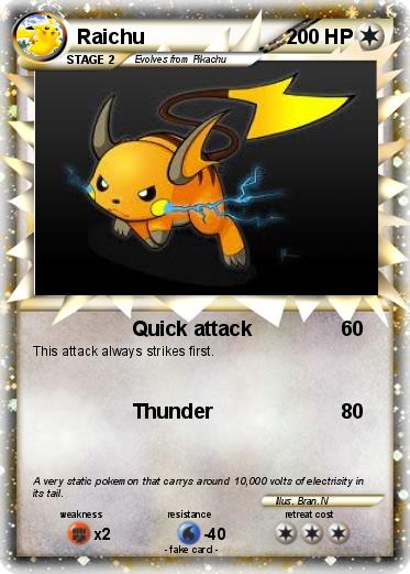 Pokemon Raichu
