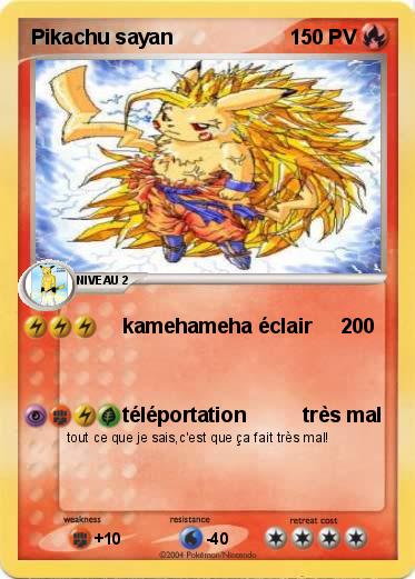 Pokemon Pikachu sayan