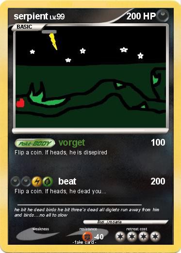 Pokemon serpient