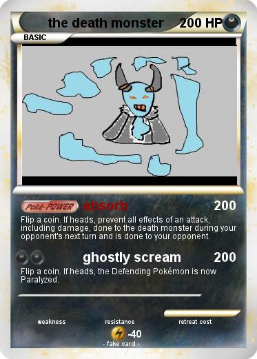 Pokemon the death monster