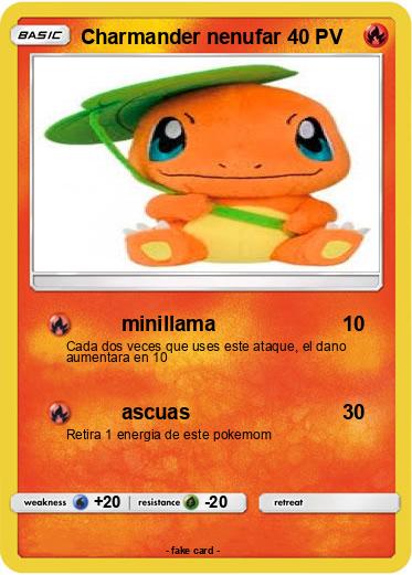 Pokemon Charmander nenufar