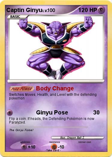 Pokemon Captin Ginyu