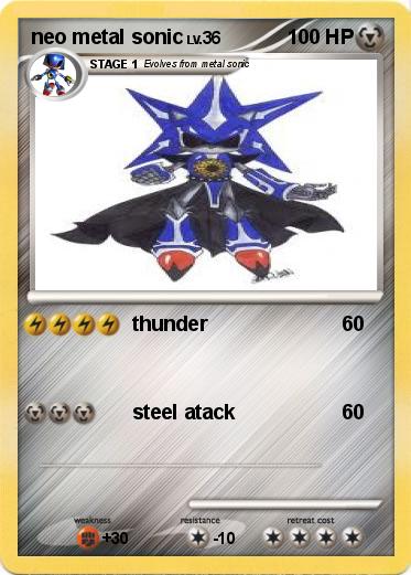 Pokemon neo metal sonic