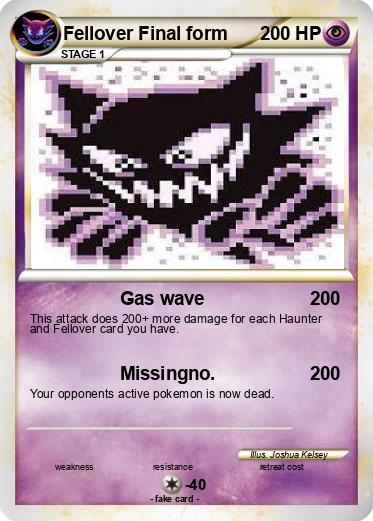 Pokemon Fellover Final form