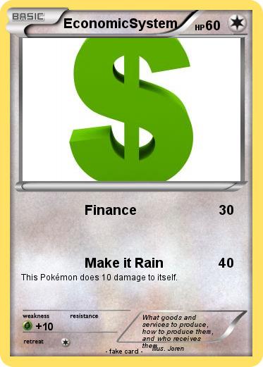 Pokemon EconomicSystem