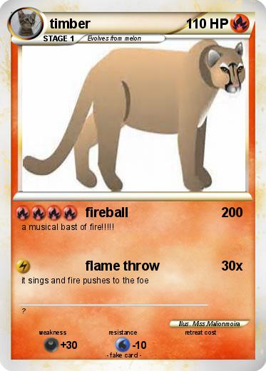 Pokemon timber