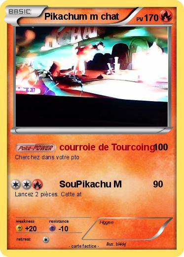 Pokemon Pikachum m chat