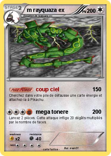 Pokemon m rayquaza ex