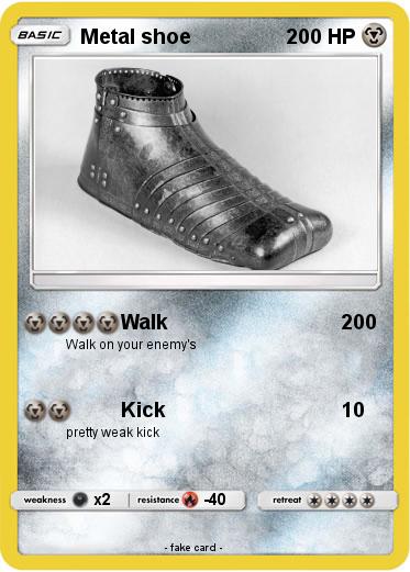 Pokemon Metal shoe