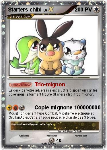 Pokemon Starters chibi