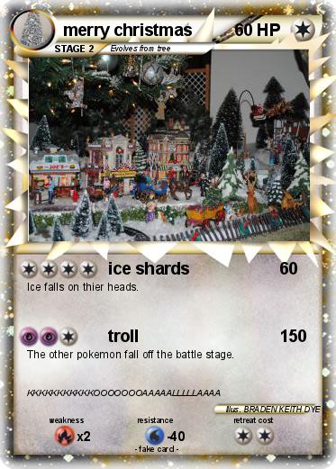 Pokemon merry christmas