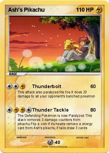 Pokemon Ash's Pikachu