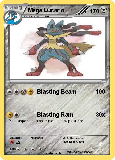 Pokemon Mega Lucario