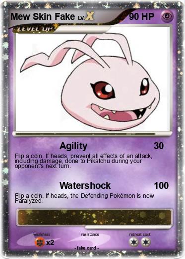 Pokemon Mew Skin Fake