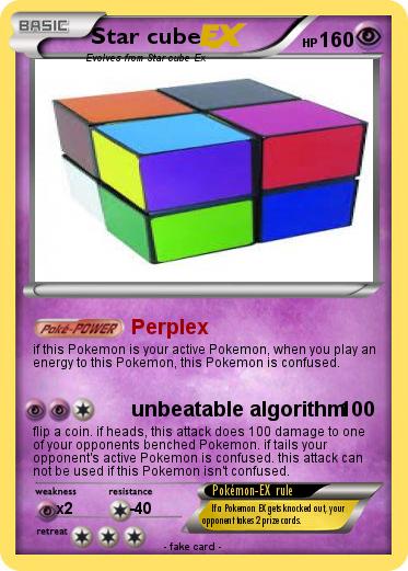 Pokemon Star cube