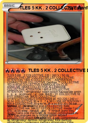 Pokemon TLES 5 KK . 2 COLLECTIVE Danfoss ™
