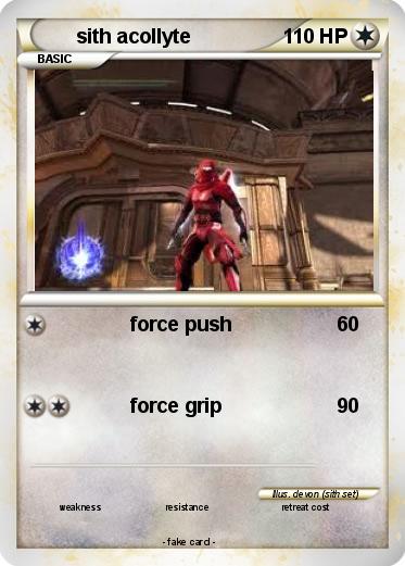 Pokemon sith acollyte