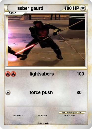 Pokemon saber gaurd