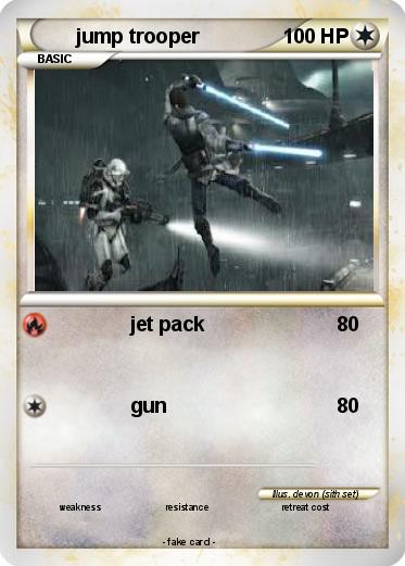 Pokemon jump trooper