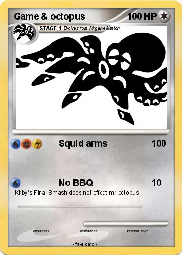 Pokemon Game & octopus