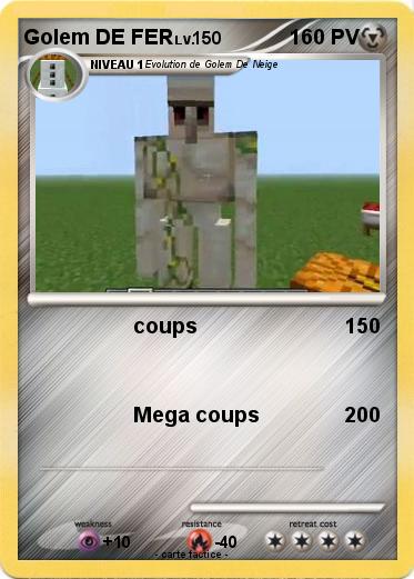 Pokemon Golem DE FER