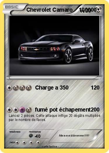 Pokemon Chevrolet Camaro    100000
