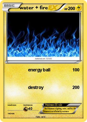 Pokemon water + fire