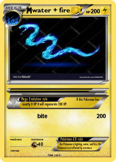 Pokemon water + fire