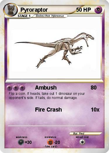 Pokemon Pyroraptor