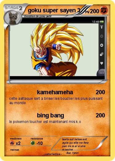 Pokemon goku super sayen 3