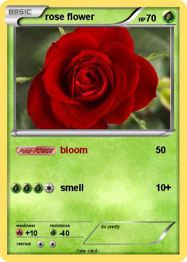 Pokemon rose flower
