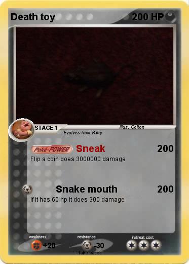 Pokemon Death toy