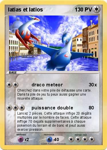 Pokemon latias et latios