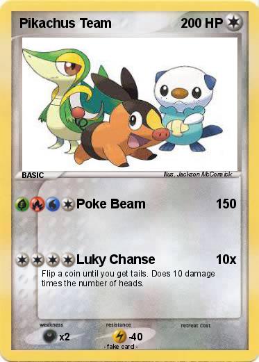 Pokemon Pikachus Team