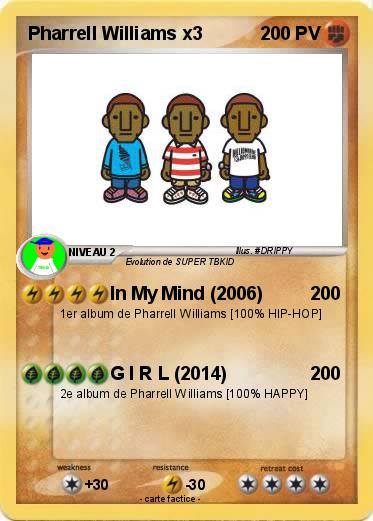 Pokemon Pharrell Williams x3