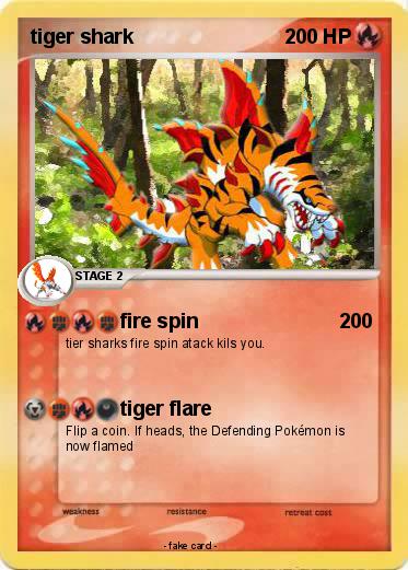 Pokemon tiger shark