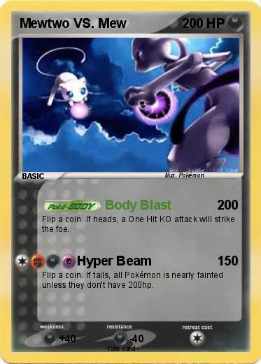 Pokemon Mewtwo VS. Mew