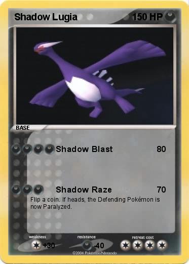 Pokemon Shadow Lugia