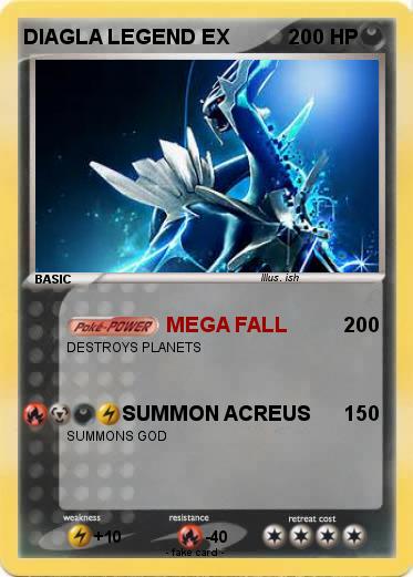 Pokemon DIAGLA LEGEND EX