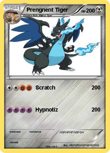 Pokemon Prengnent Tiger