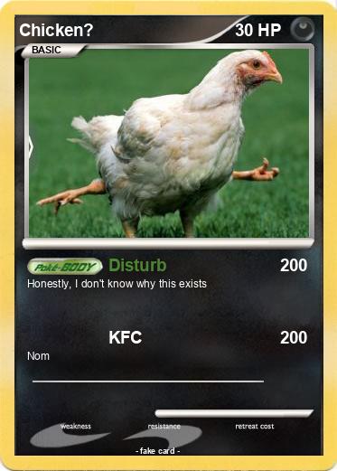 Pokemon Chicken?
