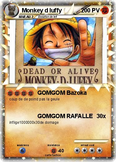 Pokemon Monkey d luffy