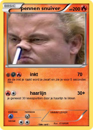Pokemon pennen snuiver
