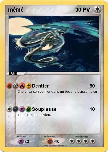 Pokemon mémé