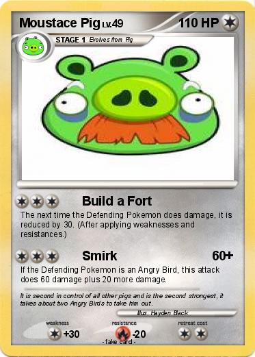 Pokemon Moustace Pig