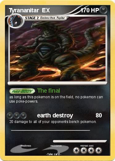 Pokemon Tyrananitar  EX