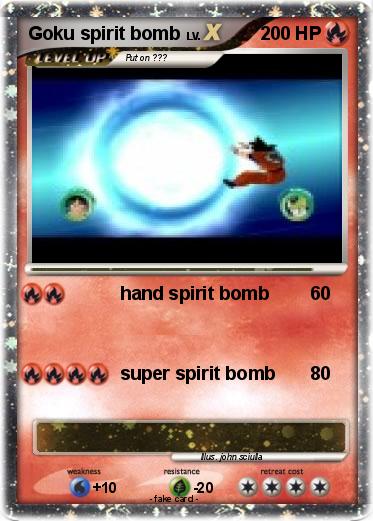Pokemon Goku spirit bomb