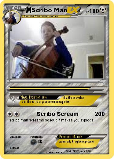 Pokemon Scribo Man
