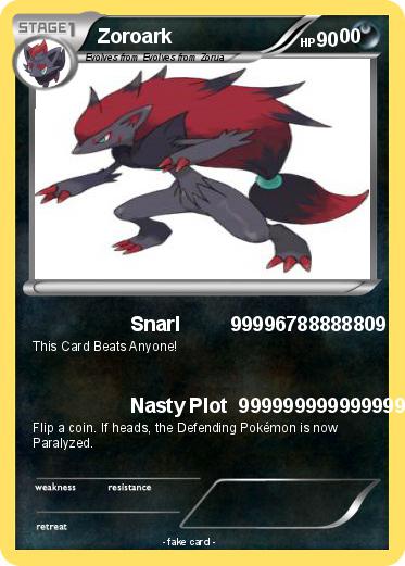 Pokemon Zoroark                              00