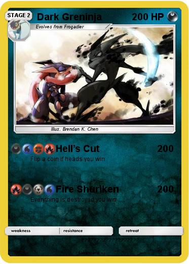 Pokemon Dark Greninja